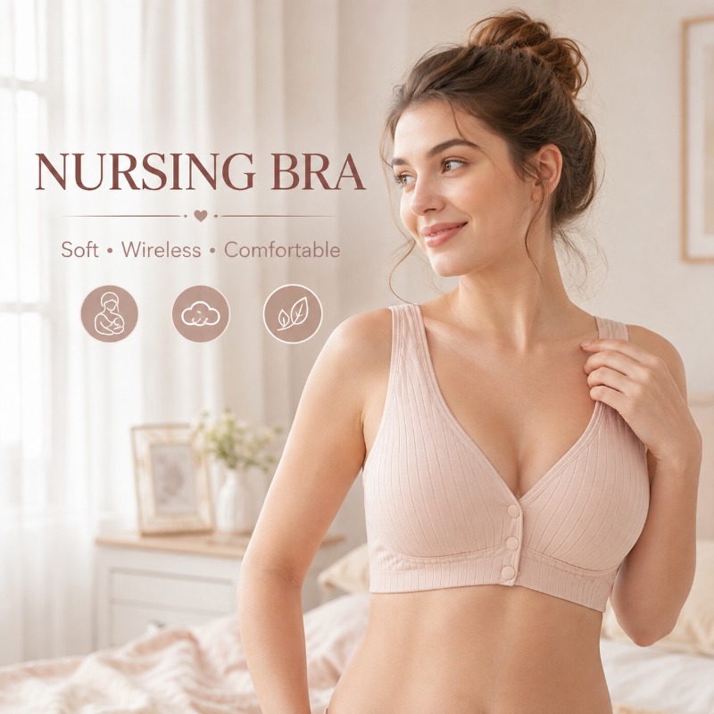 บราให้นมบุตรสำหรับผู้หญิง บราไ - Nursing Bra Sleep บทวิจารณ์และราคา