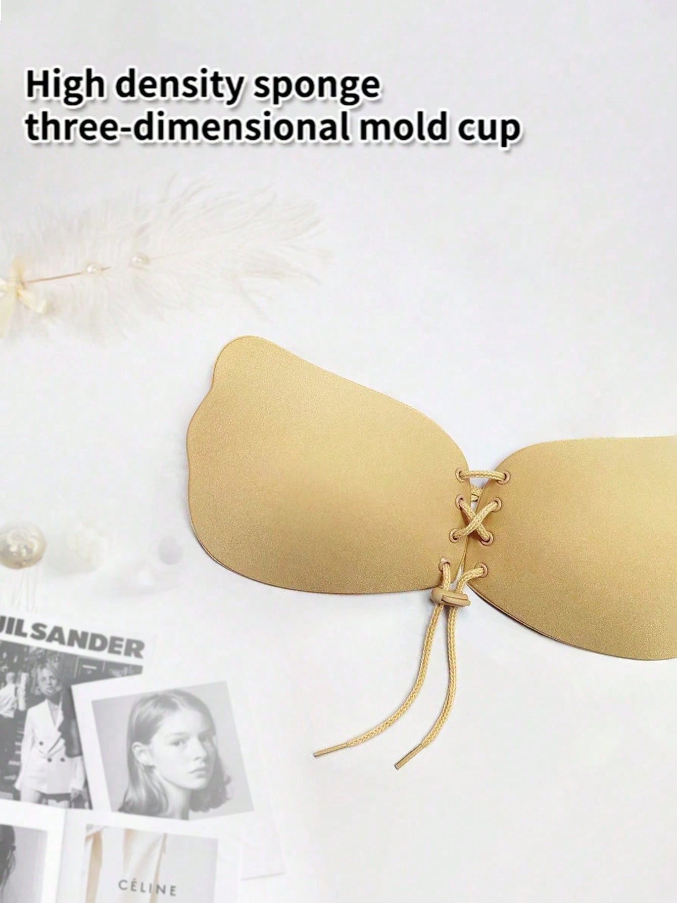 บราเหนียว 1 ชิ้น, บราไร้สายด้า - Strapless Bra Backless บทวิจารณ์และราคา